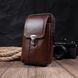 Сумка для мужчин на два отделения из натуральной кожи Vintage 22738 Коричневый 22738 фото 10