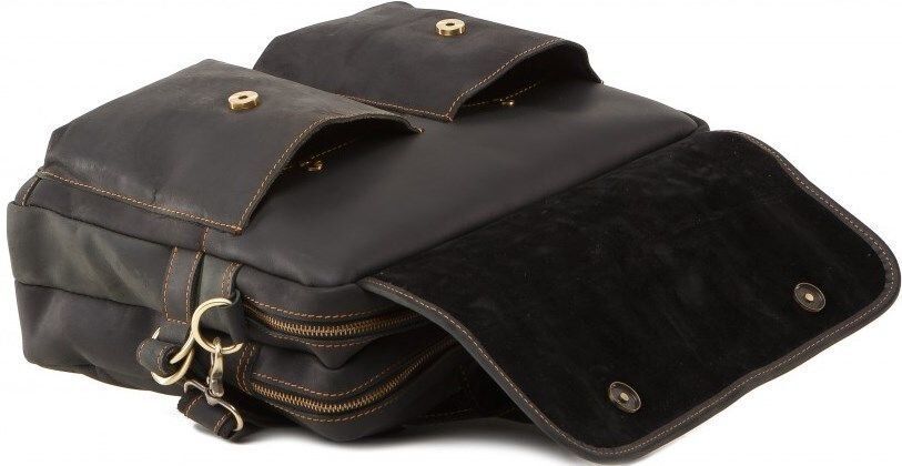 Сумка Vintage 14571 из винтажной кожи Коричневая 14571 фото