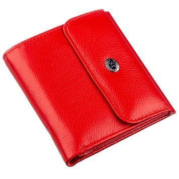 Портмоне для жінок з монетницьою ST Leather 18918 Червоний 18918 фото