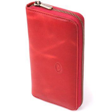Жіночий гаманець з матової натуральної шкіри Tony Perotti 20834_1 (2250 rosso) Червоний 20834_1 фото