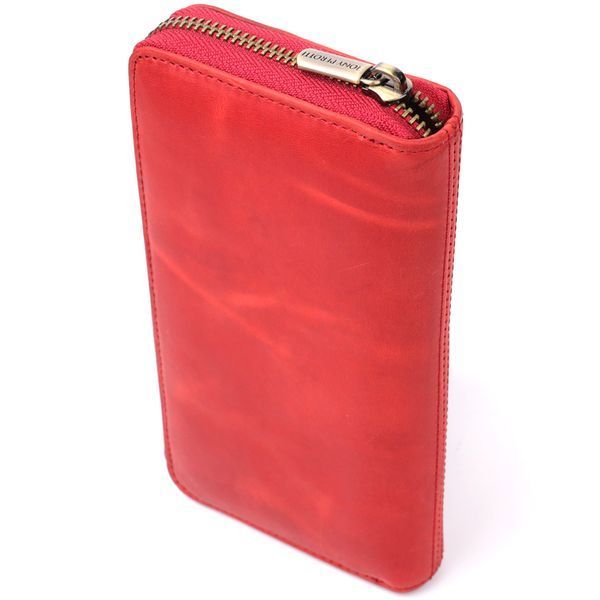 Женский кошелек из матовой натуральной кожи Tony Perotti 20834_1 (2250 rosso) Красный 20834_1 фото