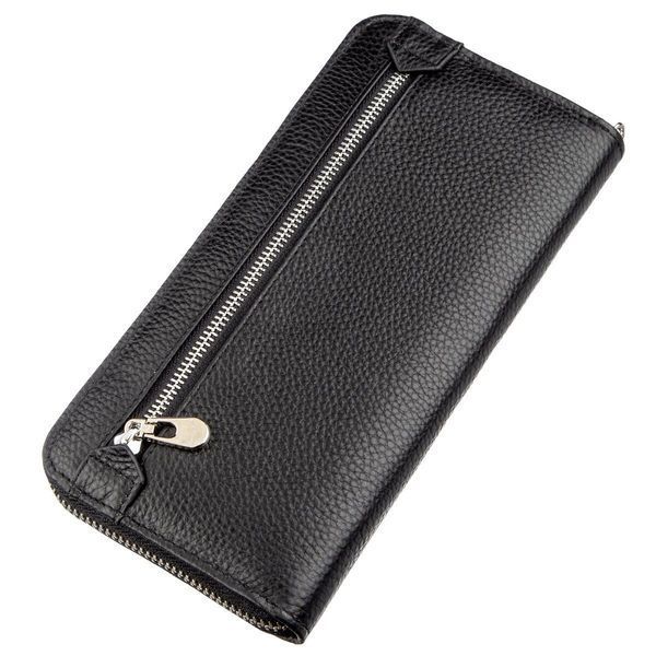 Жіночий клатч на блискавки ST Leather 18863 Чорний 18863 фото