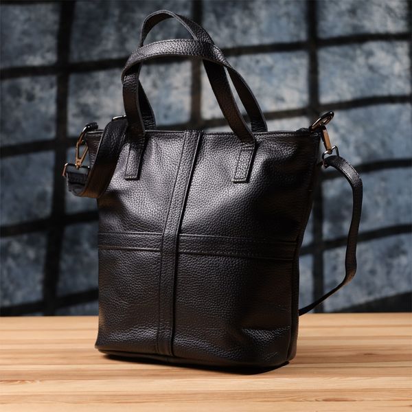 Женская сумка из натуральной кожи Vintage 22993 Черный 22993 фото