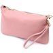 Красива жіноча сумка-клатч з двома ременями з натуральної шкіри Vintage 22644 Рожева 22644 фото 1