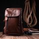 Отменная мужская сумка на пояс из натуральной кожи Vintage 22564 Коричневый 22564 фото 6