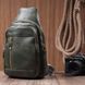 Стильная слинг сумка для женщин из экокожи Vintage 22745 Зеленый 22745 фото 9
