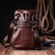 Отменная мужская сумка на пояс из натуральной кожи Vintage 22564 Коричневый 22564 фото 7