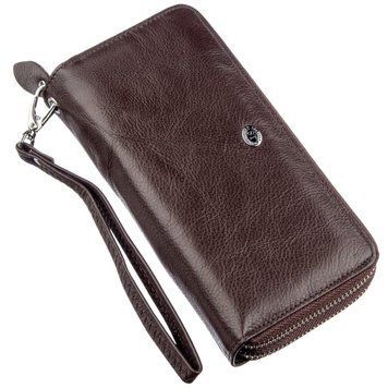 Жіночий клатч з ремінцем на зап'ясті ST Leather 18867 Коричневий 18867 фото
