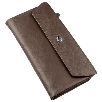 Практичний жіночий гаманець-клатч ST Leather 18841 Коричневий 18841 фото