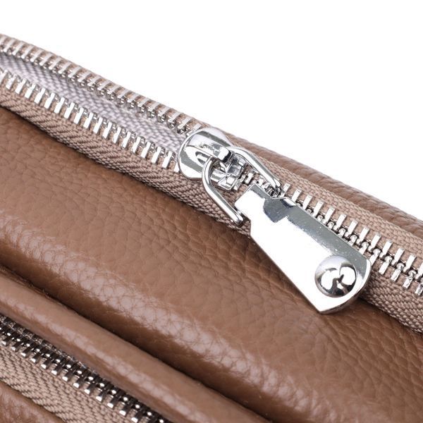 Модная сумка на каждый день с двумя отделениями из натуральной кожи Vintage 22596 Коричневый 22596 фото