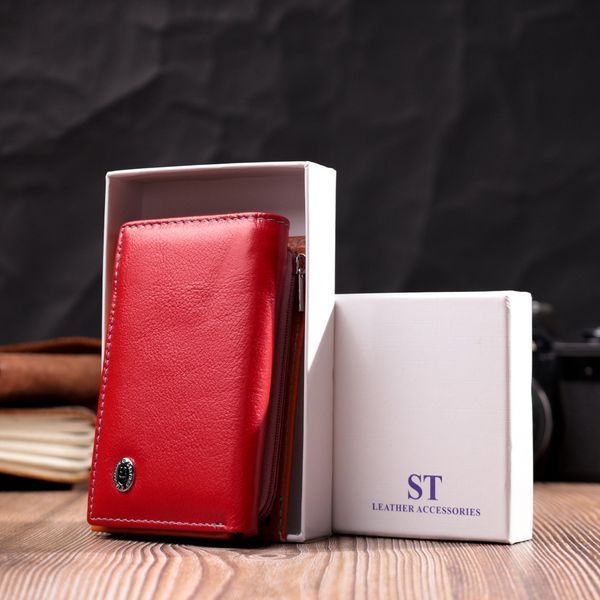 Стильный женский кошелек из качественной натуральной кожи ST Leather 19460 Разноцветный 19460 фото