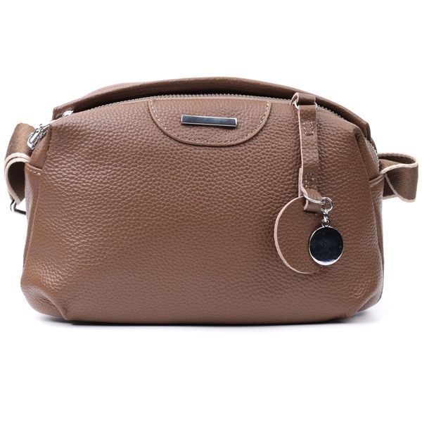 Модная сумка на каждый день с двумя отделениями из натуральной кожи Vintage 22596 Коричневый 22596 фото