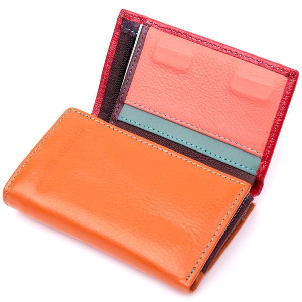 Стильный женский кошелек из качественной натуральной кожи ST Leather 19460 Разноцветный 19460 фото