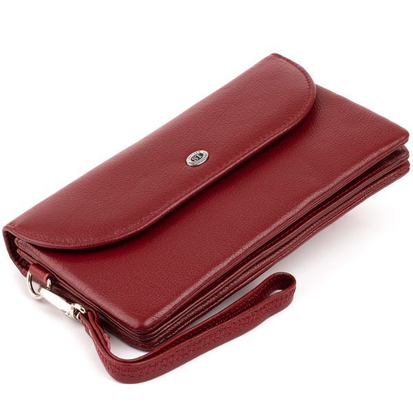 Клатч из кожи женский ST Leather 19318 Бордовый 19318 фото