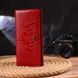 Яркий лакированный кошелек для женщин из натуральной фактурной кожи CANPELLINI 21610 Красный 21610 фото 8