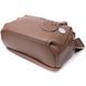 Модная сумка на каждый день с двумя отделениями из натуральной кожи Vintage 22596 Коричневый 22596 фото 5